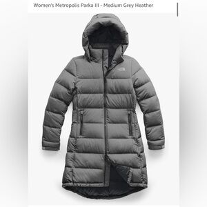 North face Women's Metropolis Parka III - Medium Grey Heather